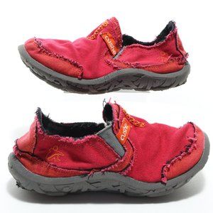 CUSHE Children's Slipper Sneaker Red Tropic Size US 3 UK2 EUR34 UNISEX